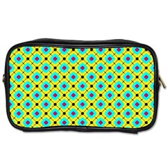 Pattern Tiles Square Design Modern Toiletries Bag (one Side) by Wegoenart