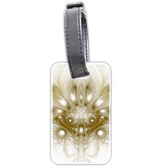 Fractal Fantasy Background Pattern Luggage Tag (two Sides) by Wegoenart