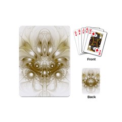 Fractal Fantasy Background Pattern Playing Cards Single Design (mini) by Wegoenart