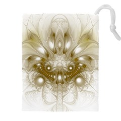 Fractal Fantasy Background Pattern Drawstring Pouch (4xl)