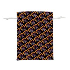 Abstract Orange Geometric Pattern Lightweight Drawstring Pouch (s) by Wegoenart