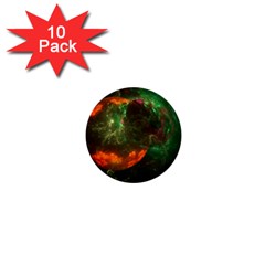 Space Cosmos Galaxy Universe Sky 1  Mini Buttons (10 Pack)  by Wegoenart