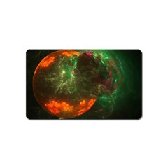 Space Cosmos Galaxy Universe Sky Magnet (name Card) by Wegoenart