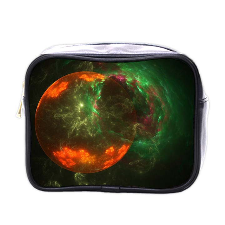 Space Cosmos Galaxy Universe Sky Mini Toiletries Bag (One Side)