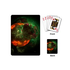 Space Cosmos Galaxy Universe Sky Playing Cards Single Design (mini) by Wegoenart