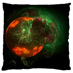 Space Cosmos Galaxy Universe Sky Standard Flano Cushion Case (one Side) by Wegoenart