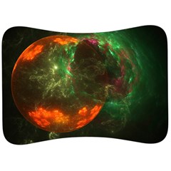 Space Cosmos Galaxy Universe Sky Velour Seat Head Rest Cushion by Wegoenart