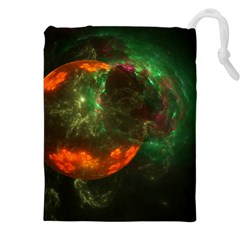 Space Cosmos Galaxy Universe Sky Drawstring Pouch (4xl) by Wegoenart