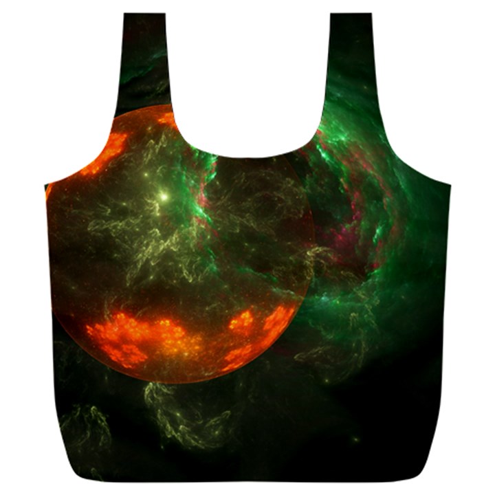 Space Cosmos Galaxy Universe Sky Full Print Recycle Bag (XXXL)