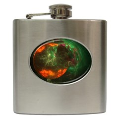 Space Cosmos Galaxy Universe Sky Hip Flask (6 Oz) by Wegoenart