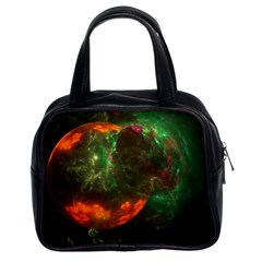 Space Cosmos Galaxy Universe Sky Classic Handbag (two Sides) by Wegoenart