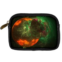 Space Cosmos Galaxy Universe Sky Digital Camera Leather Case by Wegoenart