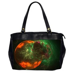 Space Cosmos Galaxy Universe Sky Oversize Office Handbag (2 Sides) by Wegoenart