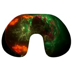 Space Cosmos Galaxy Universe Sky Travel Neck Pillow by Wegoenart