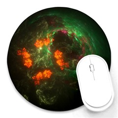 Space Cosmos Galaxy Universe Sky Round Mousepads by Wegoenart