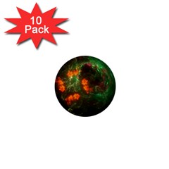 Space Cosmos Galaxy Universe Sky 1  Mini Buttons (10 Pack)  by Wegoenart