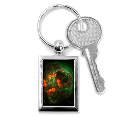 Space Cosmos Galaxy Universe Sky Key Chain (rectangle) by Wegoenart