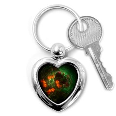 Space Cosmos Galaxy Universe Sky Key Chain (heart) by Wegoenart