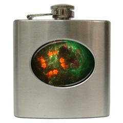 Space Cosmos Galaxy Universe Sky Hip Flask (6 Oz) by Wegoenart