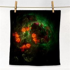 Space Cosmos Galaxy Universe Sky Face Towel by Wegoenart