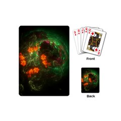 Space Cosmos Galaxy Universe Sky Playing Cards Single Design (mini) by Wegoenart