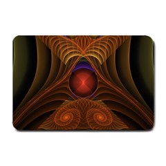 Fractal Fantasy Design Swirl Small Doormat  by Wegoenart