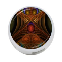 Fractal Fantasy Design Swirl 4-port Usb Hub (one Side) by Wegoenart