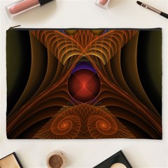 Fractal Fantasy Design Swirl Cosmetic Bag (xxxl) by Wegoenart