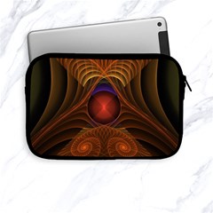 Fractal Fantasy Design Swirl Apple Ipad Mini Zipper Cases by Wegoenart