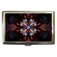 Fractal Flower Fantasy Floral Cigarette Money Case