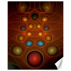 Fractal Fantasy Design Swirl Canvas 11  X 14  by Wegoenart