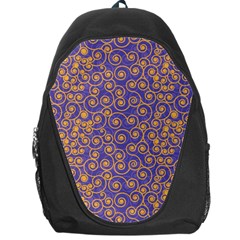 Spiral Patter Seamless Tile Backpack Bag by Wegoenart