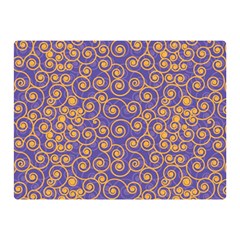 Spiral Patter Seamless Tile Double Sided Flano Blanket (mini)  by Wegoenart