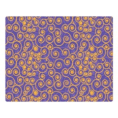 Spiral Patter Seamless Tile Double Sided Flano Blanket (large)  by Wegoenart