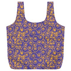 Spiral Patter Seamless Tile Full Print Recycle Bag (xxl)