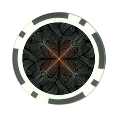 Art Abstract Fractal Pattern Poker Chip Card Guard