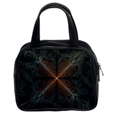 Art Abstract Fractal Pattern Classic Handbag (Two Sides)