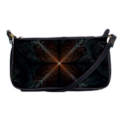 Art Abstract Fractal Pattern Shoulder Clutch Bag