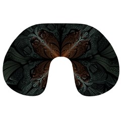 Art Abstract Fractal Pattern Travel Neck Pillow