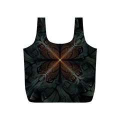 Art Abstract Fractal Pattern Full Print Recycle Bag (S)