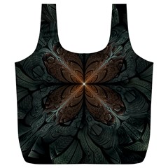 Art Abstract Fractal Pattern Full Print Recycle Bag (XL)