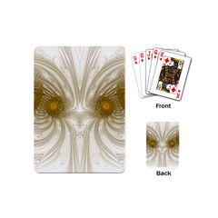 Fractal Fantasy Background Pattern Playing Cards Single Design (mini) by Wegoenart