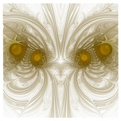 Fractal Fantasy Background Pattern Wooden Puzzle Square by Wegoenart