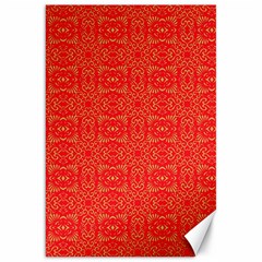 Chinese Background Red Canvas 20  X 30 