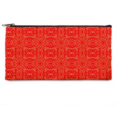 Chinese Background Red Pencil Cases by Wegoenart