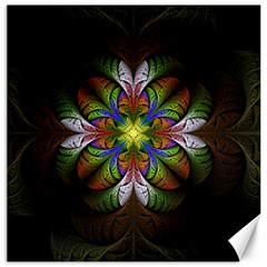 Fractal Flower Fantasy Pattern Canvas 20  X 20  by Wegoenart