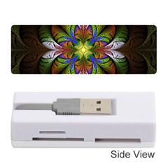 Fractal Flower Fantasy Pattern Memory Card Reader (stick) by Wegoenart