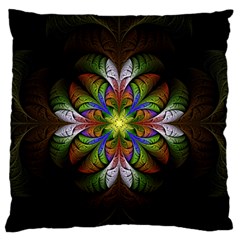 Fractal Flower Fantasy Pattern Standard Flano Cushion Case (two Sides) by Wegoenart