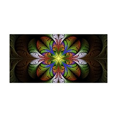 Fractal Flower Fantasy Pattern Yoga Headband by Wegoenart