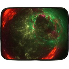 Space Cosmos Galaxy Universe Sky Fleece Blanket (mini) by Wegoenart